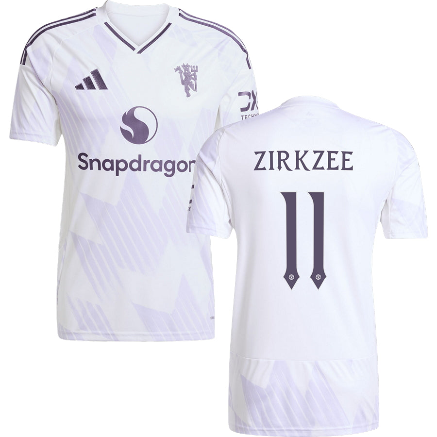 Manchester United #11 ZIRKZEE Away Jersey 2025/26 Adults-Footzilla