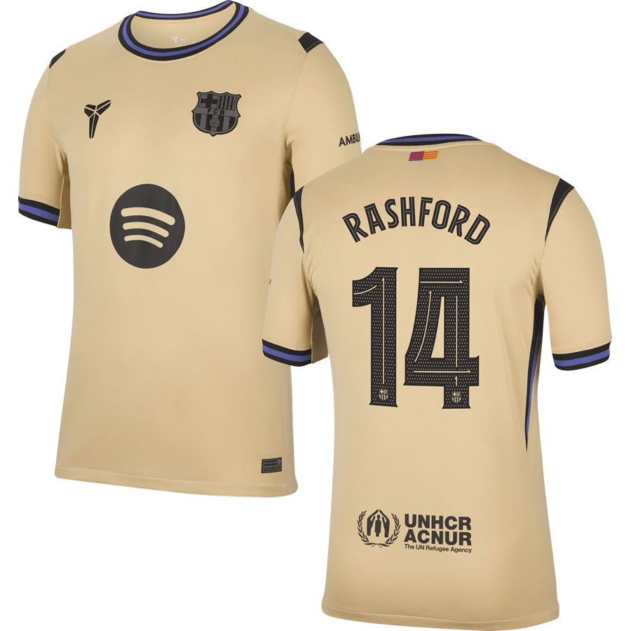 Barcelona FC Away #14 RASHFORD Jersey 2025/26 Adults-Footzilla