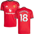 Manchester United #18 CASEMIRO Home Jersey 2025/26 Adults-Footzilla