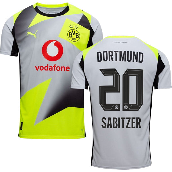 Borussia Dortmund Away Jersey 2025/26 Adults-Footzilla