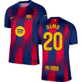 Barcelona FC Home #20 OLMO Jersey 2025/26 Adults-Footzilla