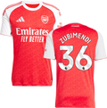 Arsenal Home Jersey #36 ZUBIMENDI 2025/26 Adults-Footzilla