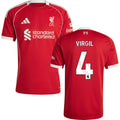 Liverpool Home #4 VIRGIL Jersey 2025/26 Adults-Footzilla