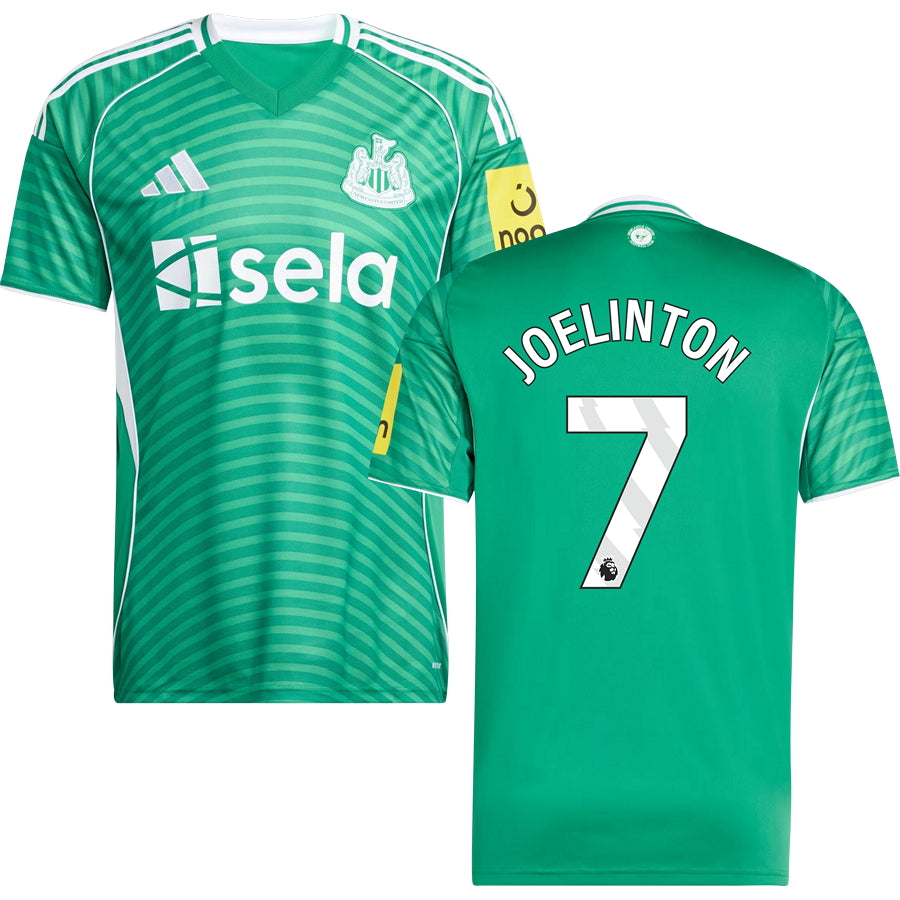 Newcastle United FC #7 JOELINTON Away Jersey 2025/26 Adults-Footzilla