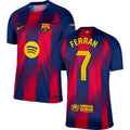 Barcelona FC Home #7 FERRAN Jersey 2025/26 Adults-Footzilla