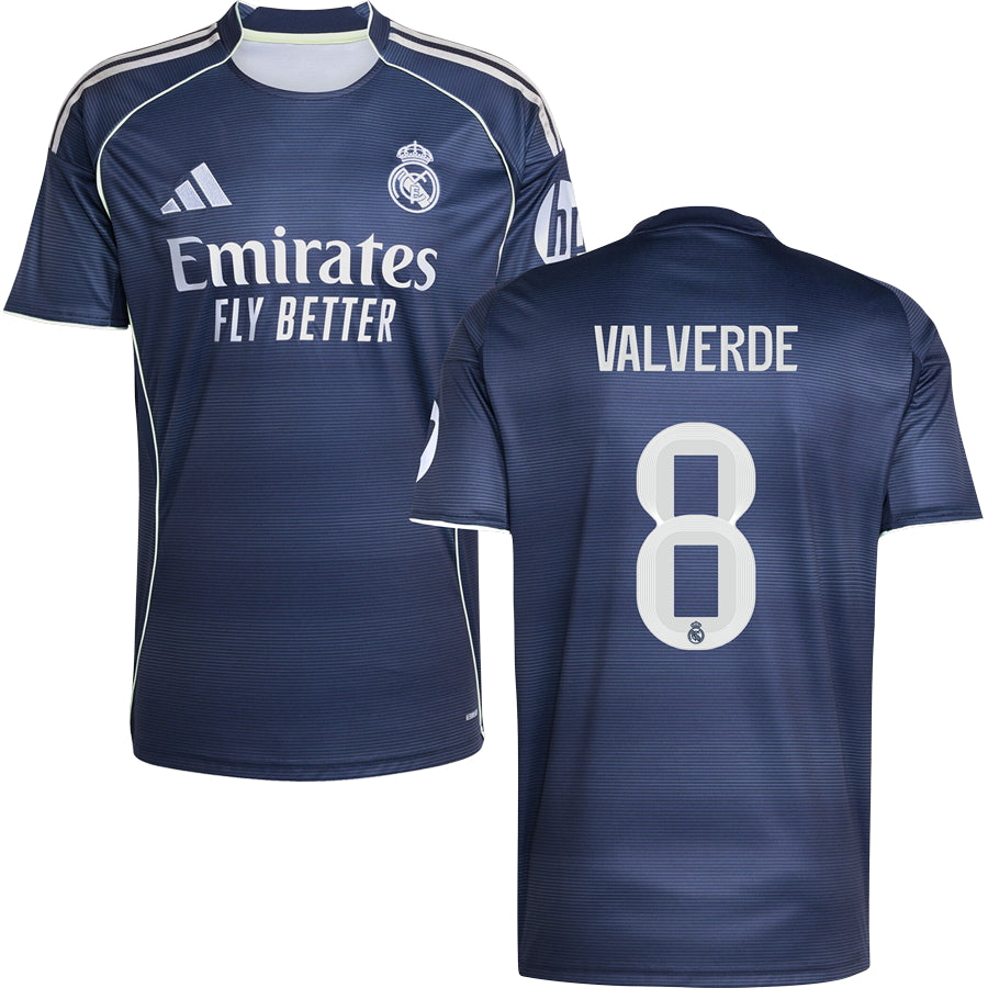 Real Madrid CF Away #8 VALVERDE Jersey 2025/26 Adults-Footzilla
