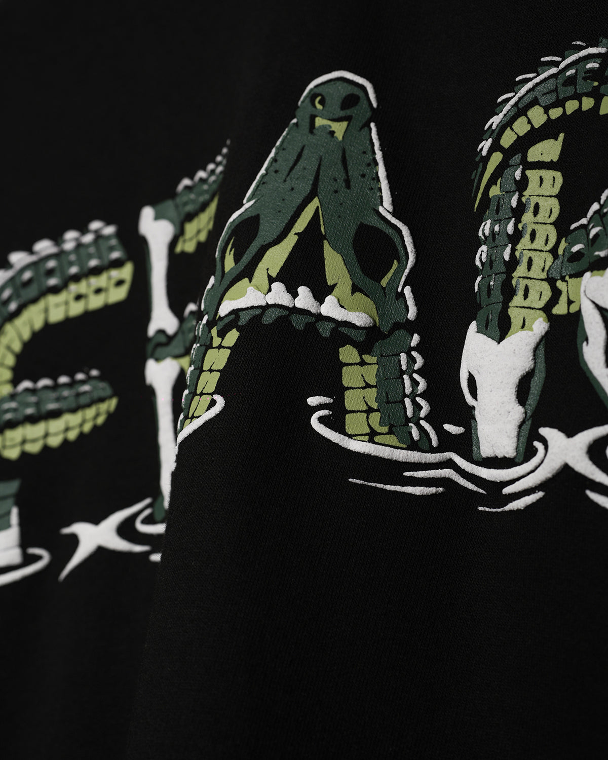 Polkal™ Fear Black Crocodile T-Shirt