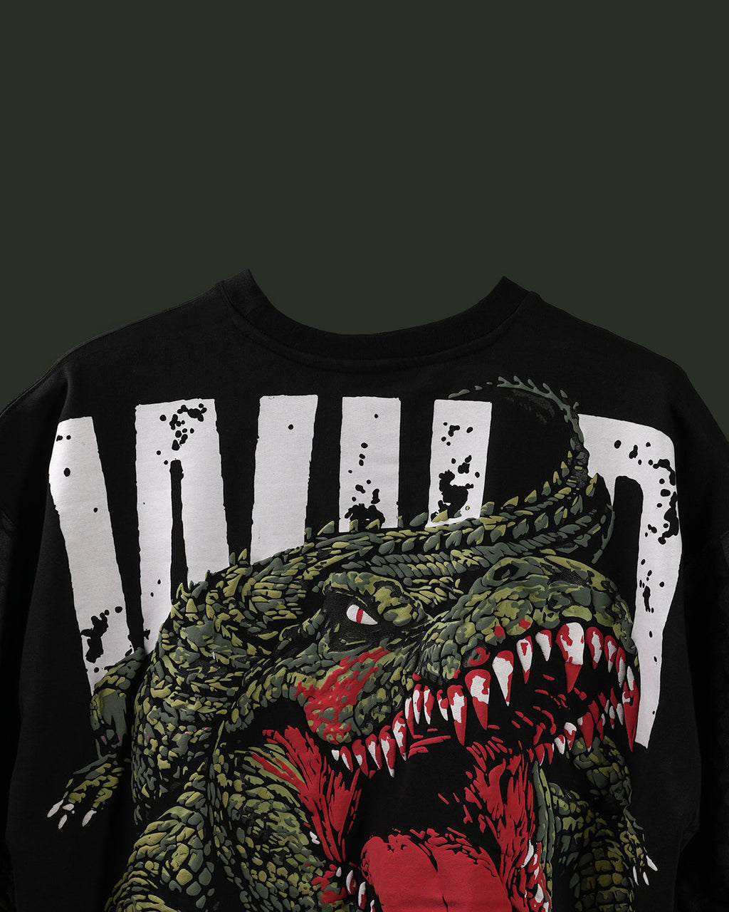 Polkal™ Fear Black Crocodile T-Shirt
