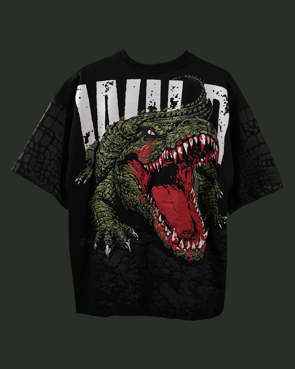 Polkal™ Fear Black Crocodile T-Shirt