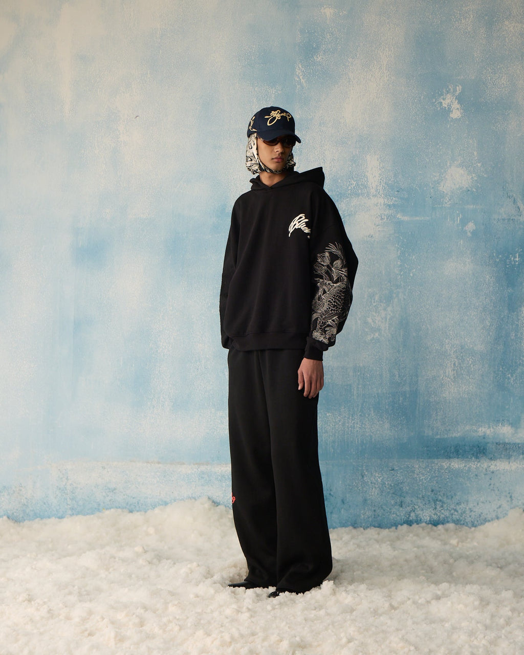 Black Wildloom Hoodie Polkal™ BluOr