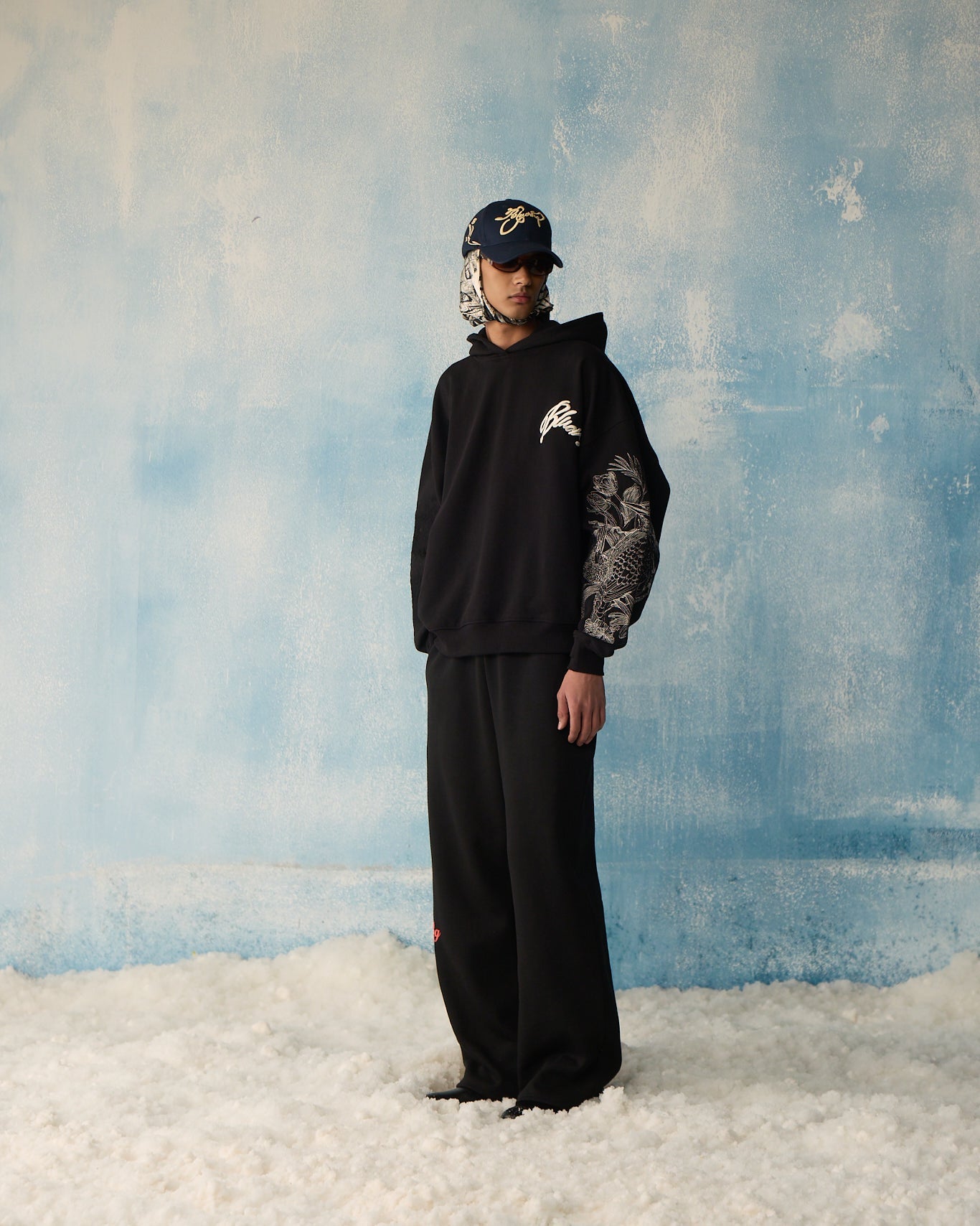 Black Wildloom Hoodie Polkal™ BluOr