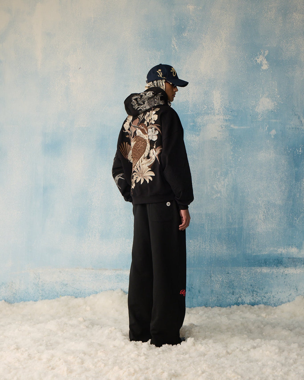 Black Wildloom Hoodie Polkal™ BluOr