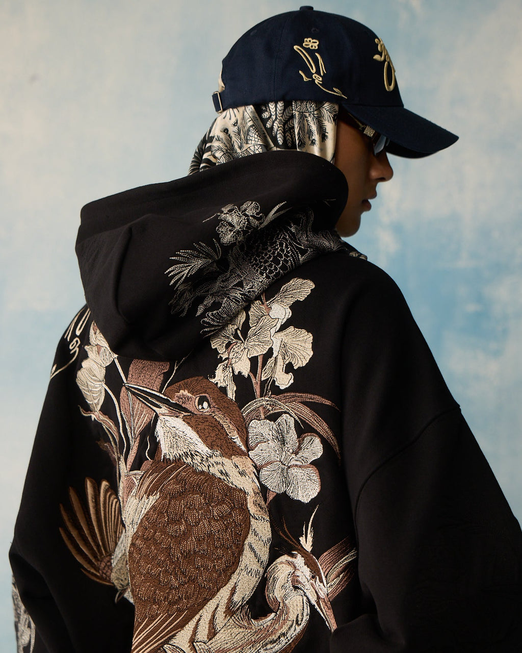 Black Wildloom Hoodie Polkal™ BluOr