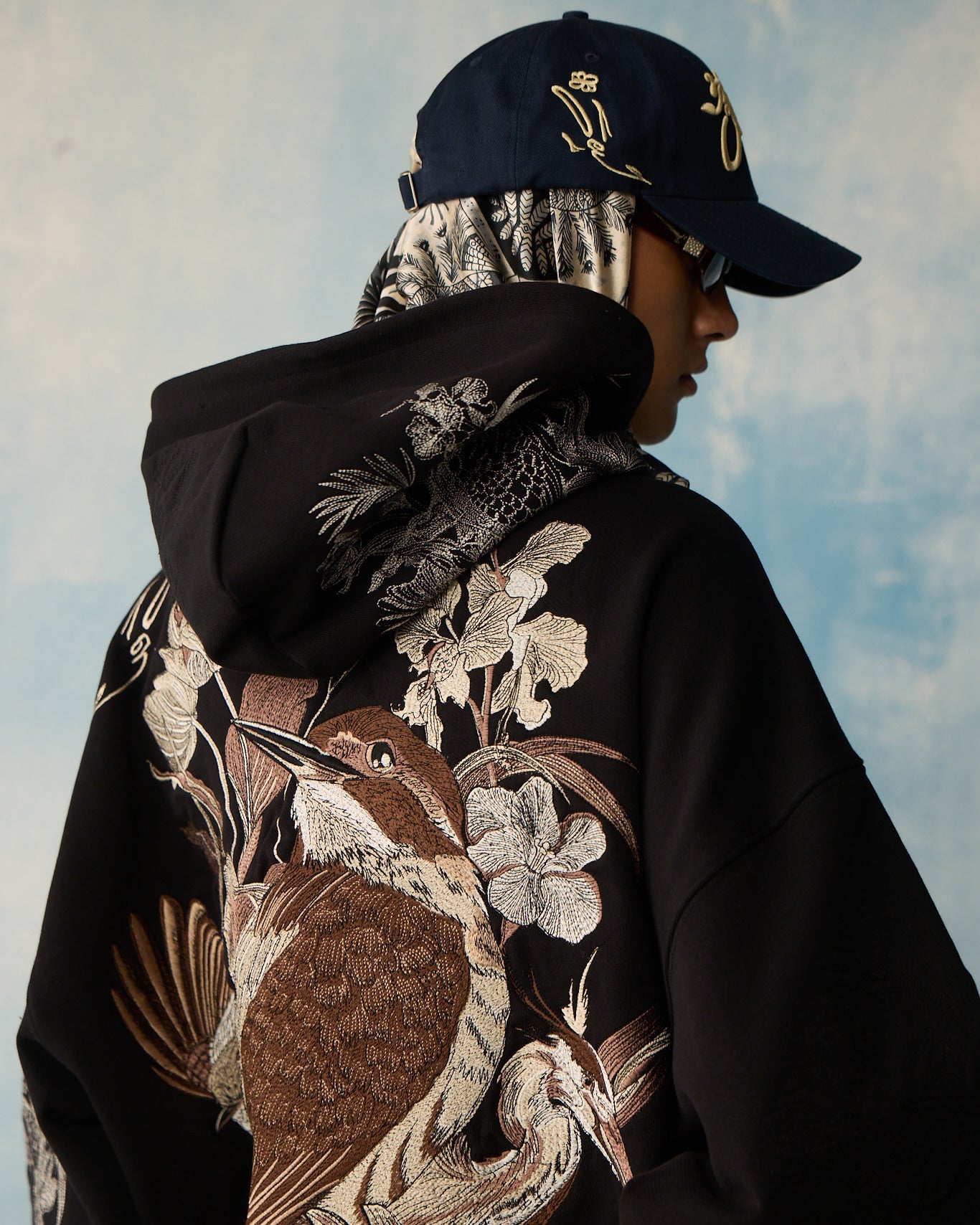 Black Wildloom Hoodie Polkal™ BluOr