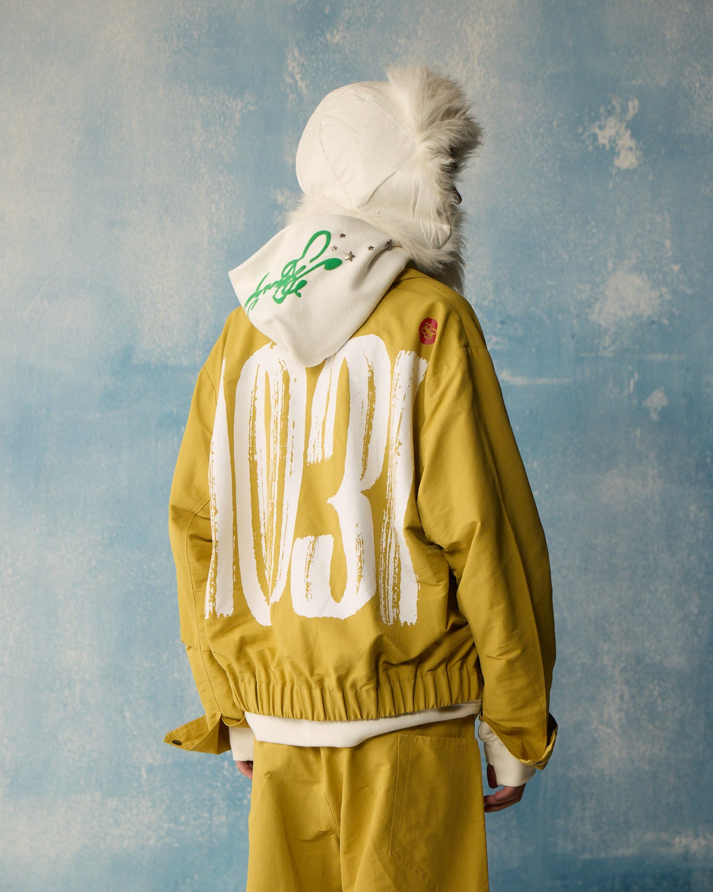 Boxy Mustard 1031 Jacket Polkal™ BluOr