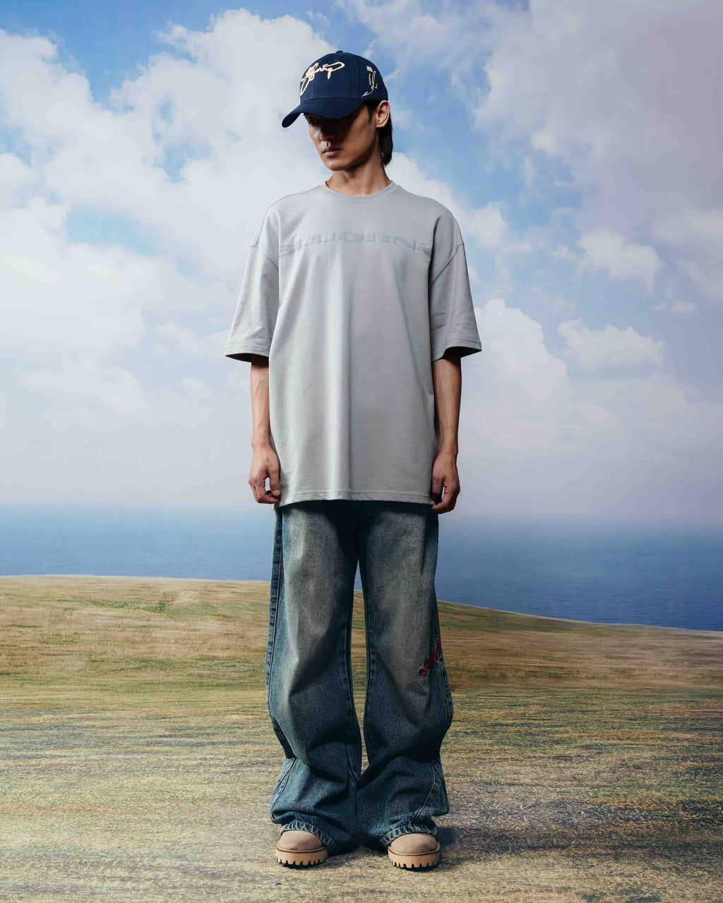 Basic Subtle Grey T-Shirt Polkal™ BluOr