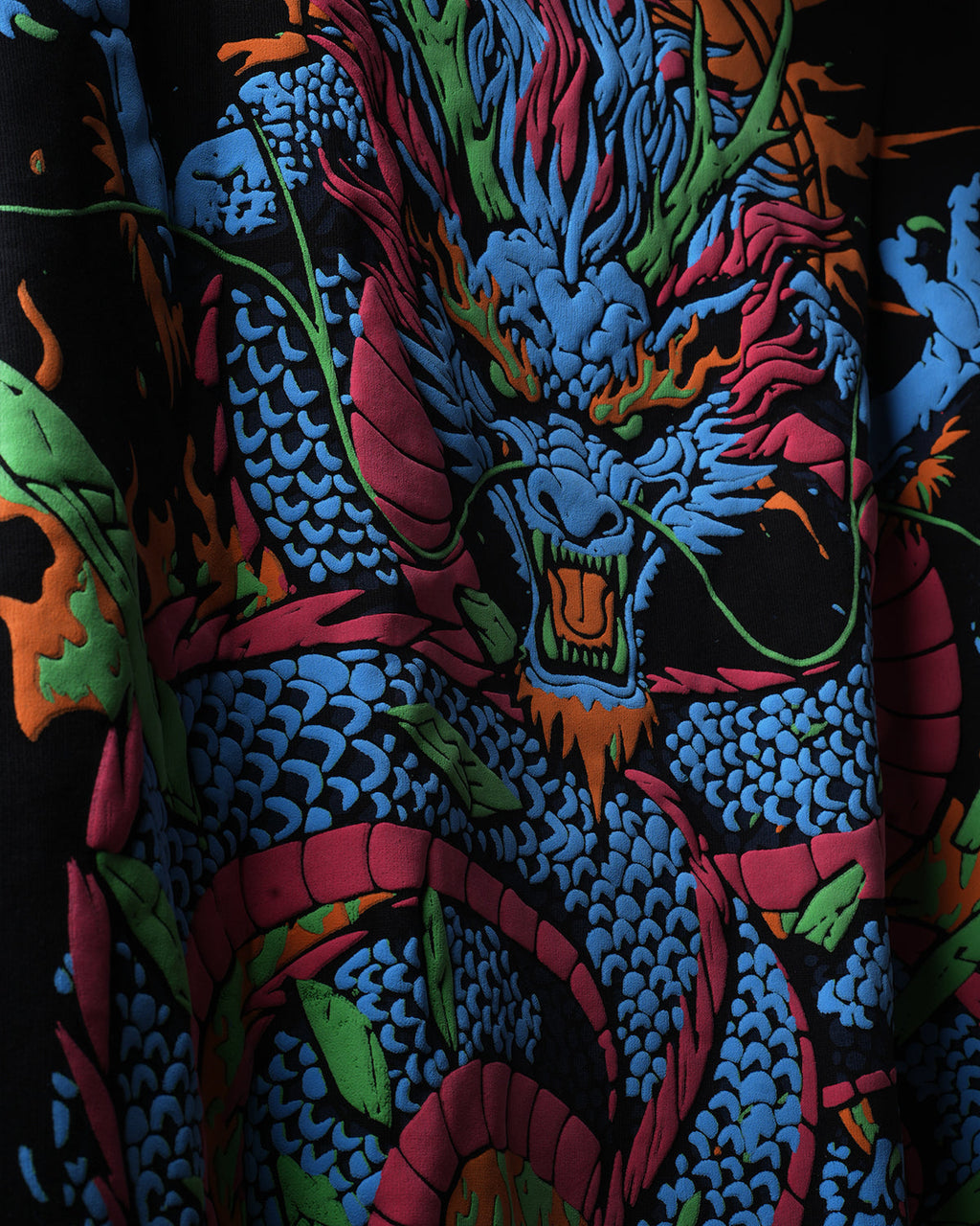 Polkal™ Fear Black Dragon Hoodie