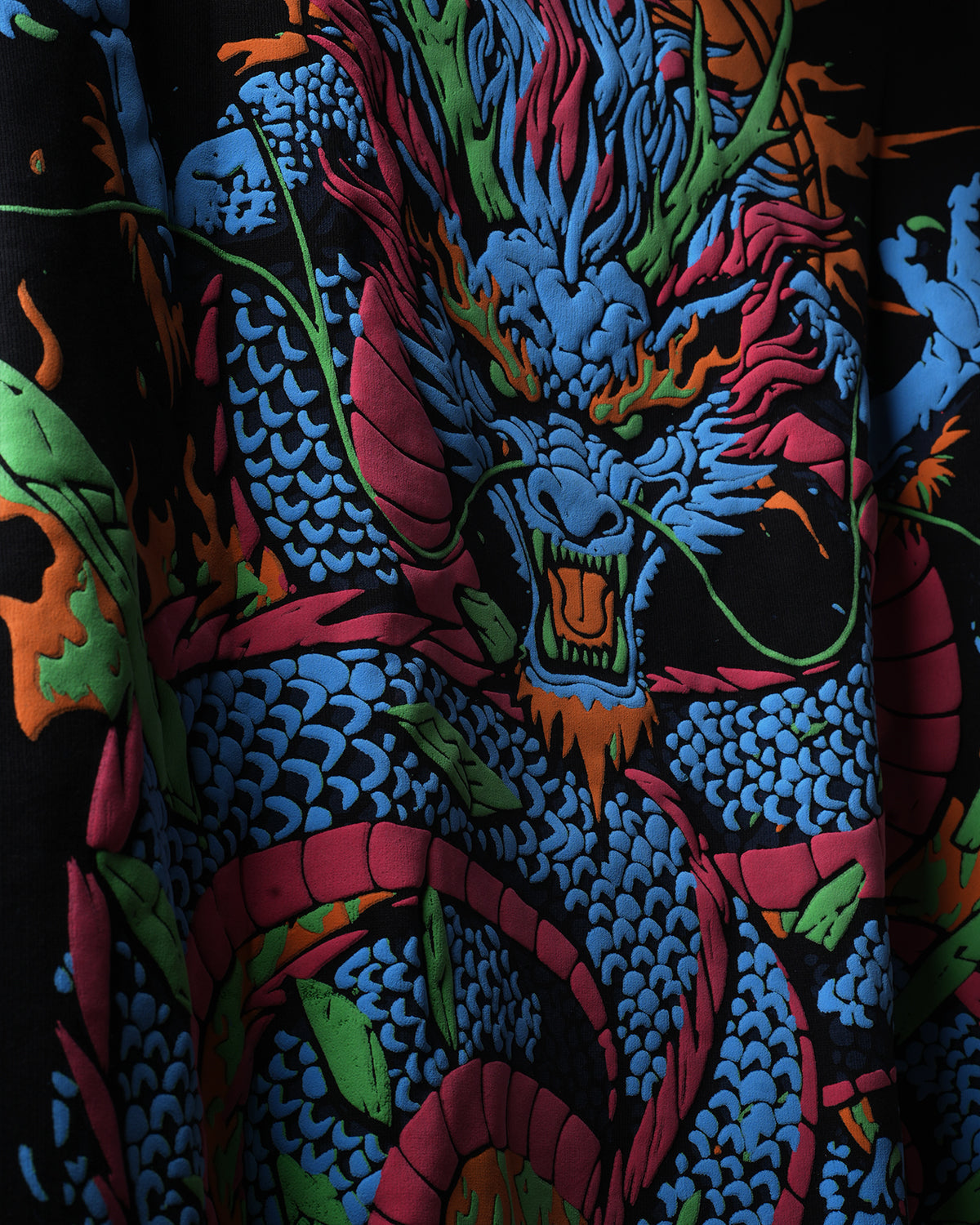 Polkal™ Fear Black Dragon Hoodie