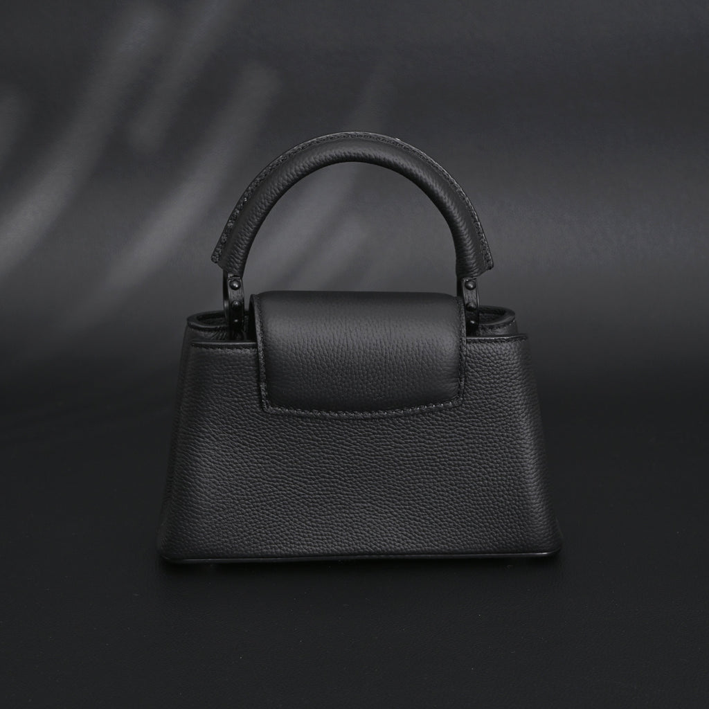 Chanel Classic Flap Bag – Black Quilted Caviar Leather with Gold-Tone Hardware