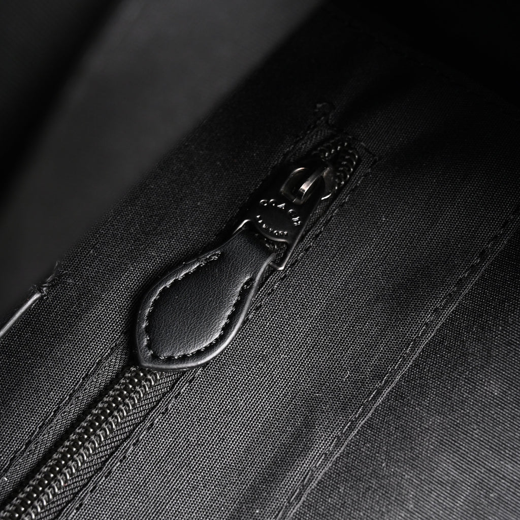 Coach Men’s Leather Backpack – Black Signature Canvas