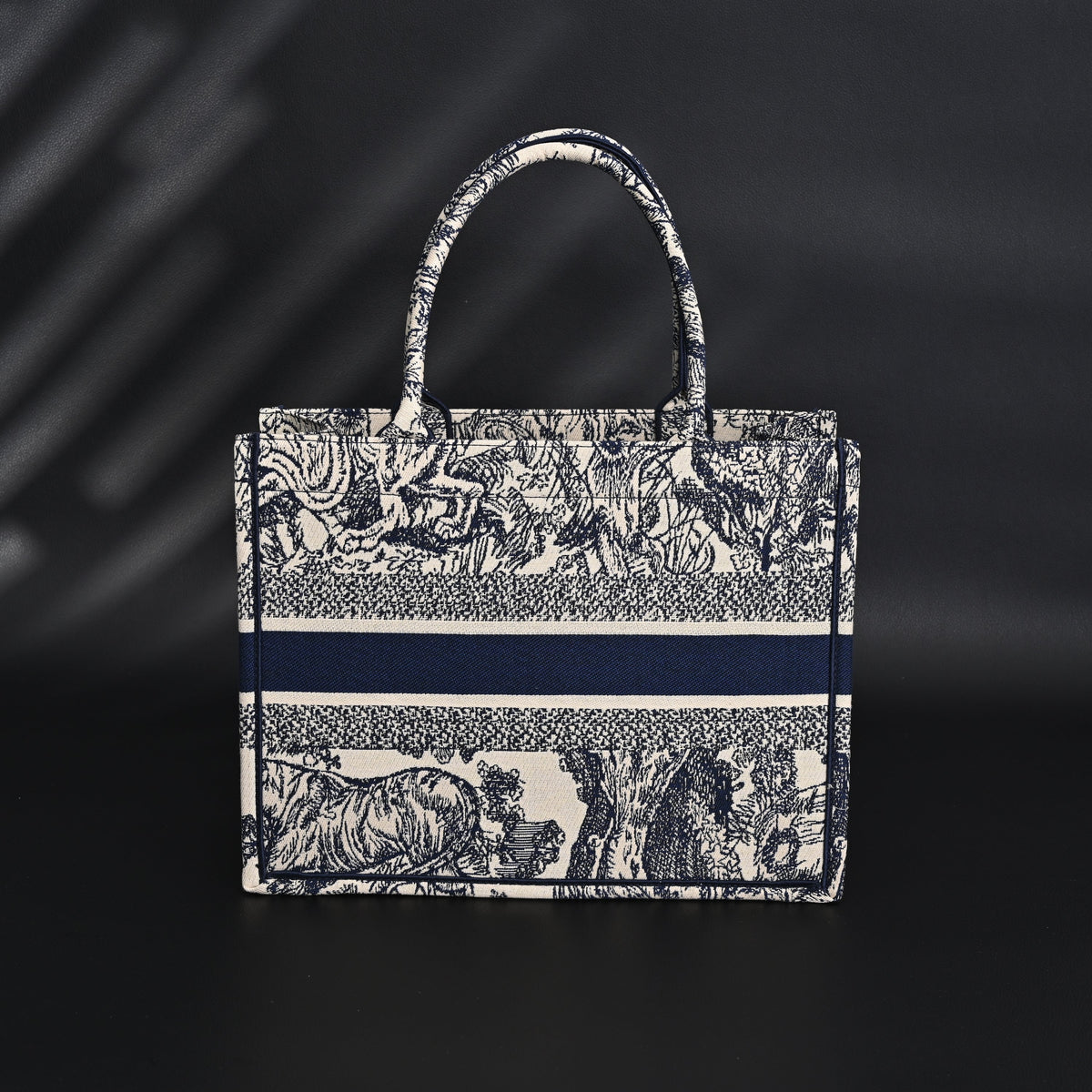 Dior Book Tote Bag – Blue Toile de Jouy Embroidery