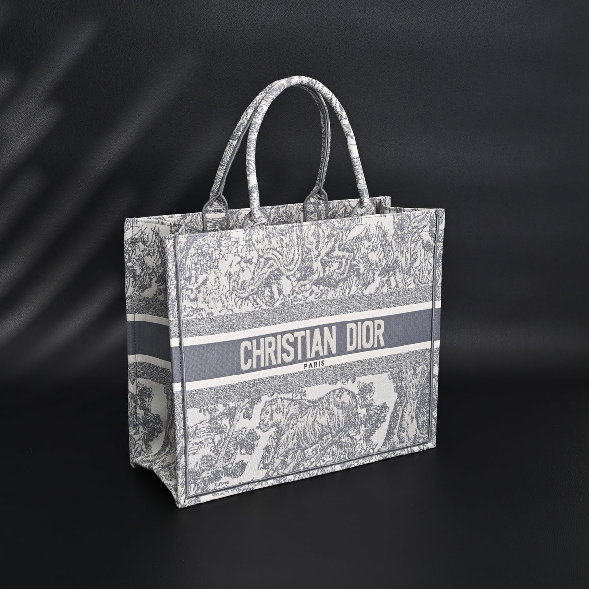 Christian Dior Large Book Tote – Toile de Jouy Embroidery