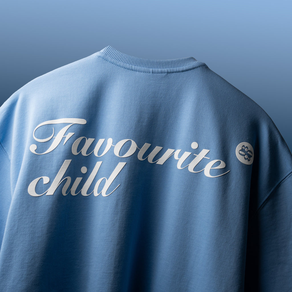 Sky Blu Favourite Child T-Shirt Polkal™ BluOr