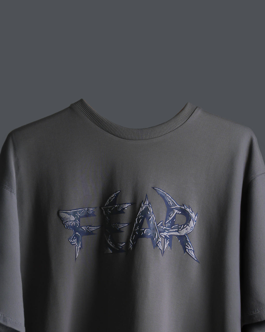 Polkal™ Fear Grey Shark T-Shirt