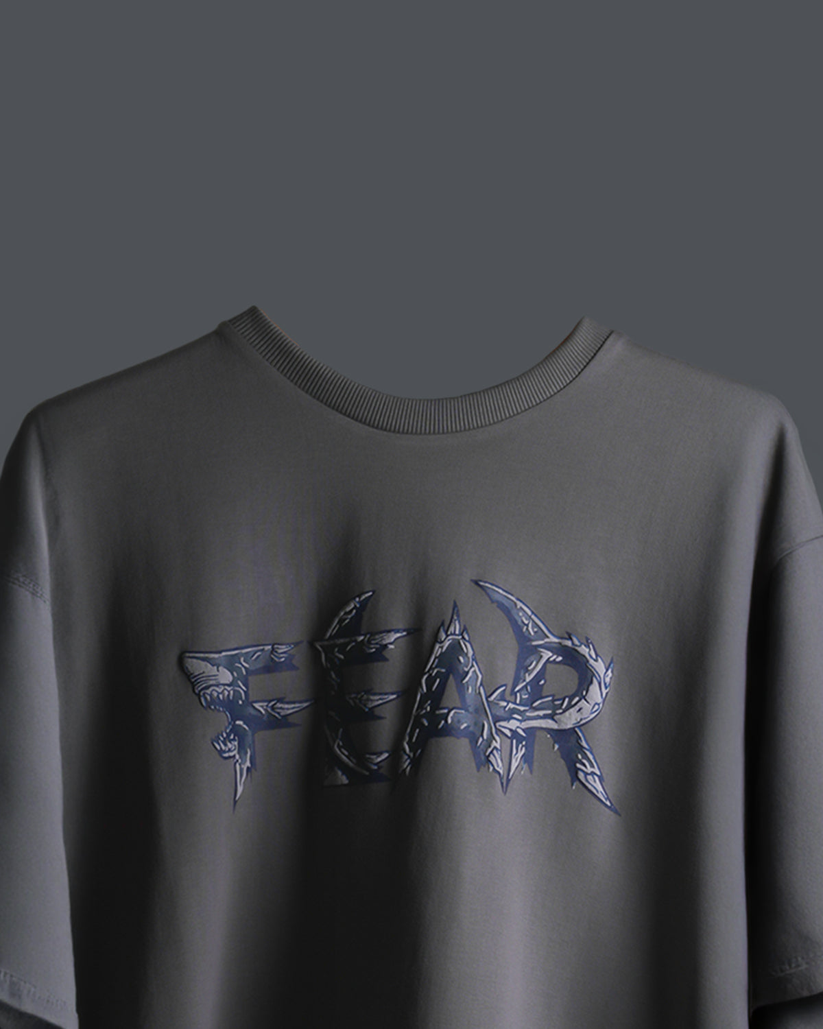 Polkal™ Fear Grey Shark T-Shirt