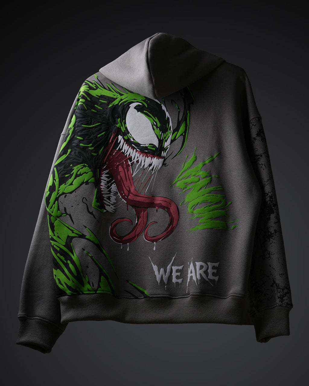 Polkal™ Fear Grey Venom Hoodie