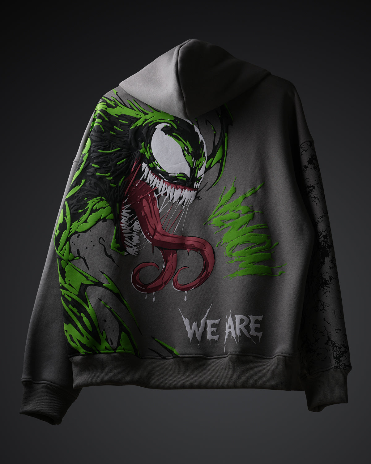Polkal™ Fear Grey Venom Hoodie