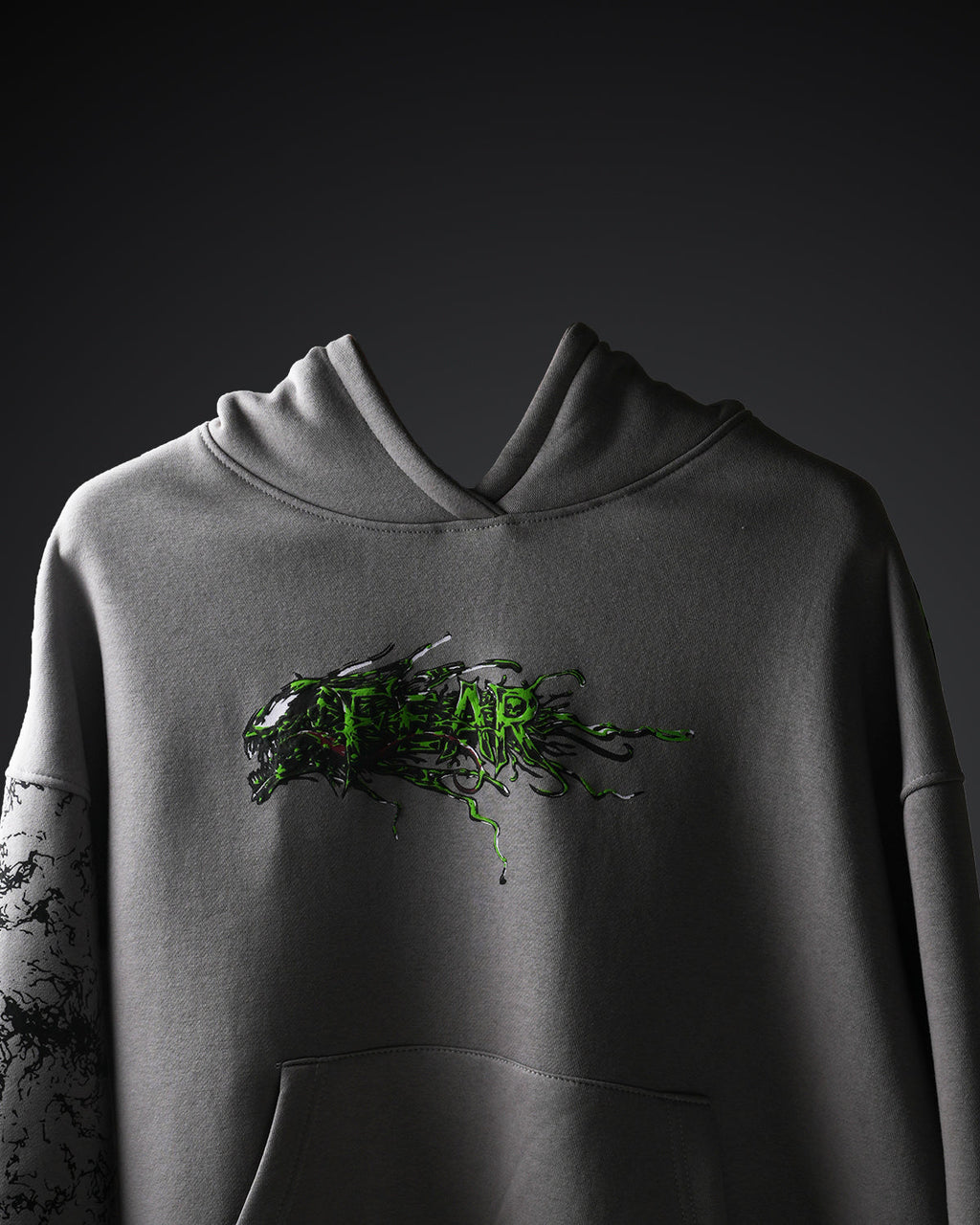 Polkal™ Fear Grey Venom Hoodie