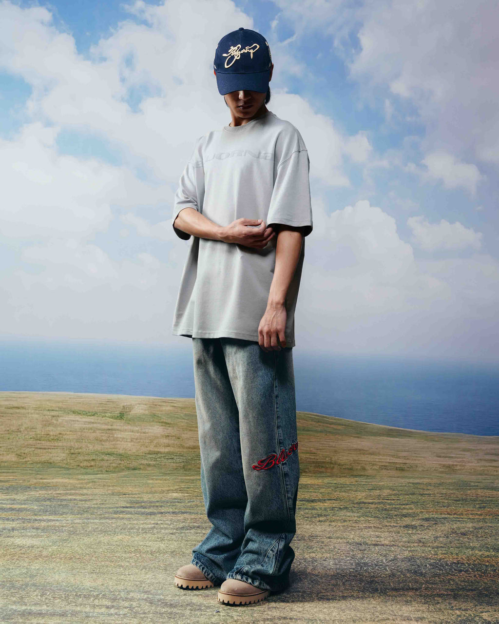 Basic Subtle Grey T-Shirt Polkal™ BluOr