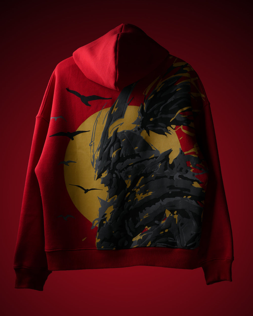 Polkal™ Fear Red Samurai Hoodie