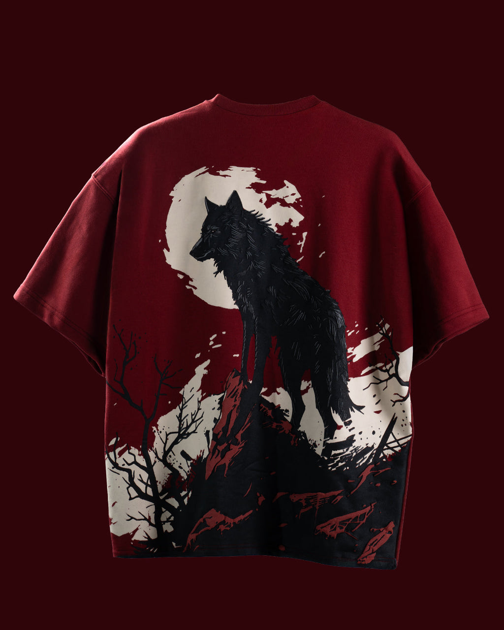 Polkal™ Fear Red Wolf T-Shirt