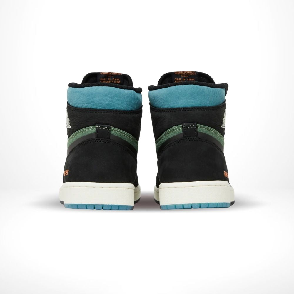 Rear view of the Air Jordan 1