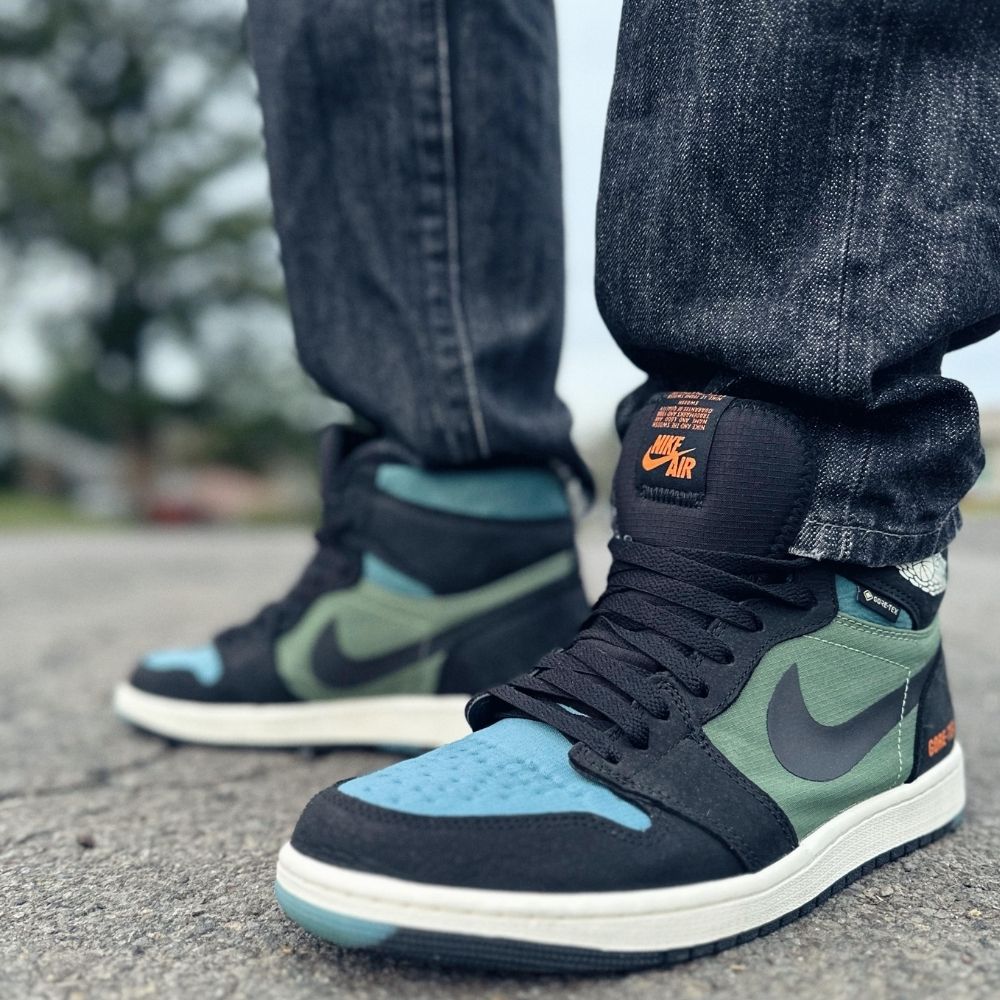 On-foot of the Air Jordan 1