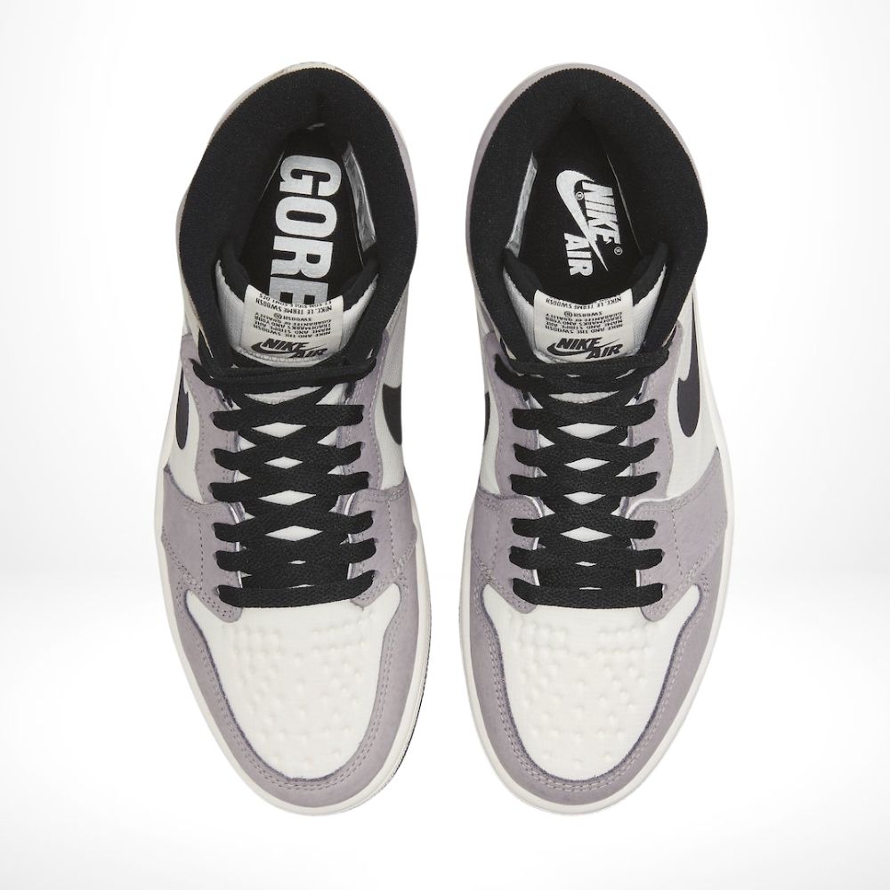 Top-down view of the Air Jordan 1