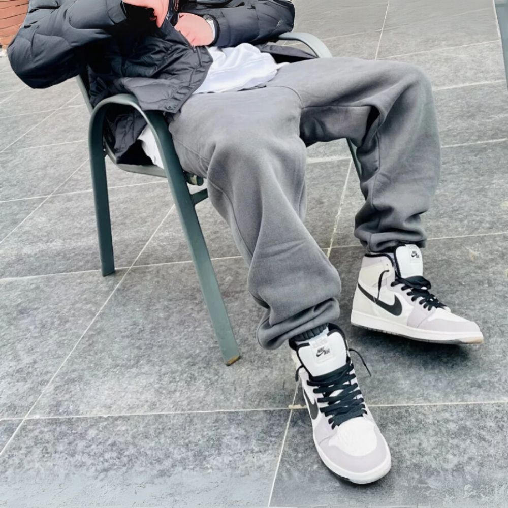 On-foot of the Air Jordan 1