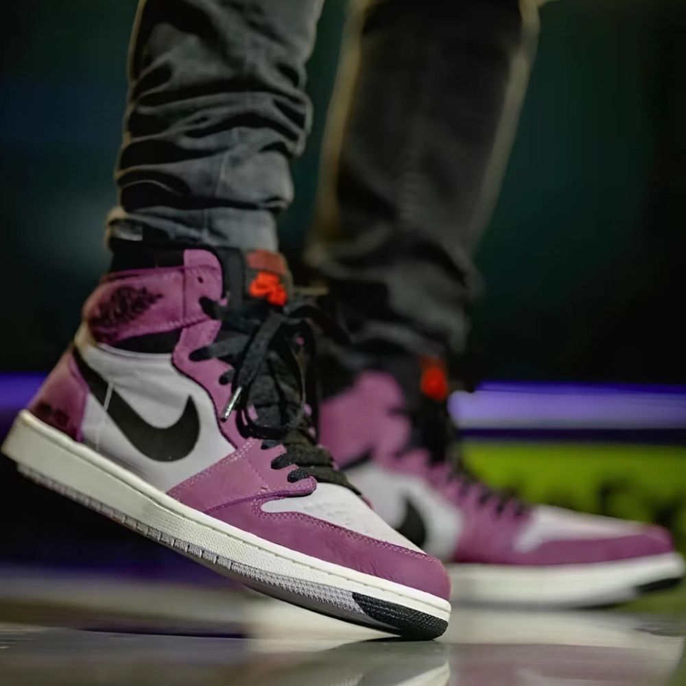 On-foot of the Air Jordan 1
