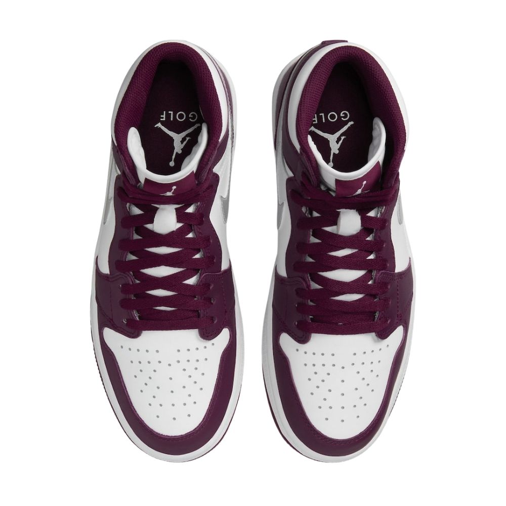 Top-down view of the Air Jordan 1