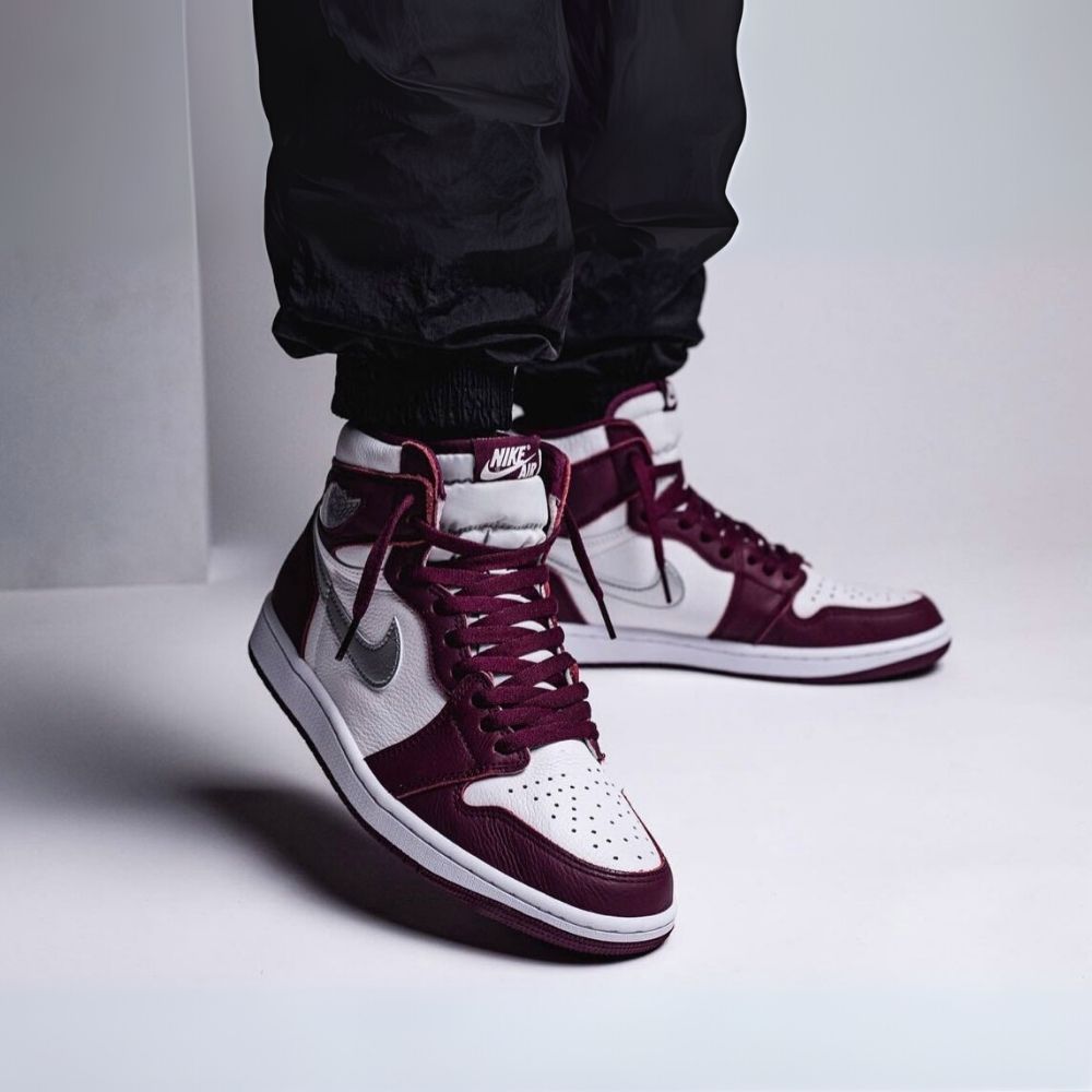 On-foot of the Air Jordan 1