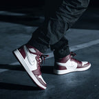 On-foot of the Air Jordan 1