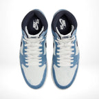 Top-down view of the Air Jordan 1