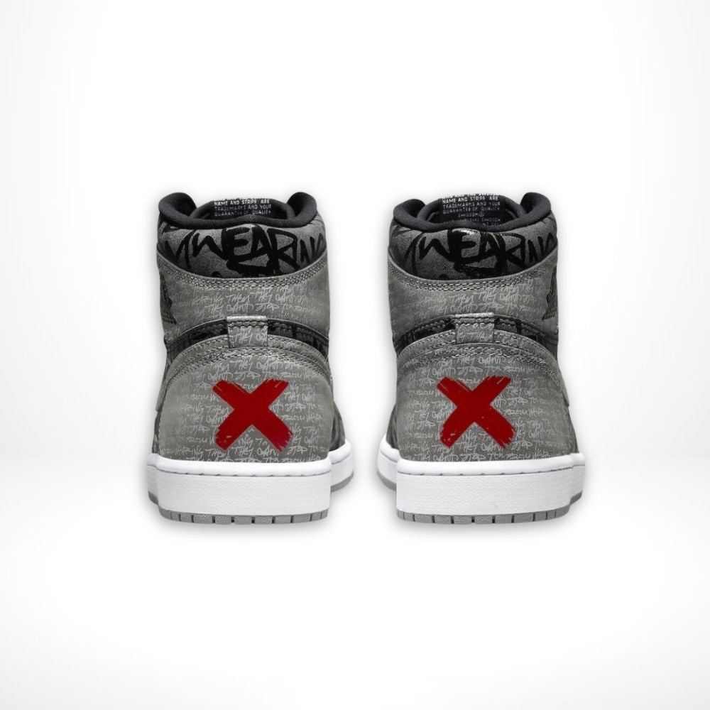 Rear view of Air Jordan 1
