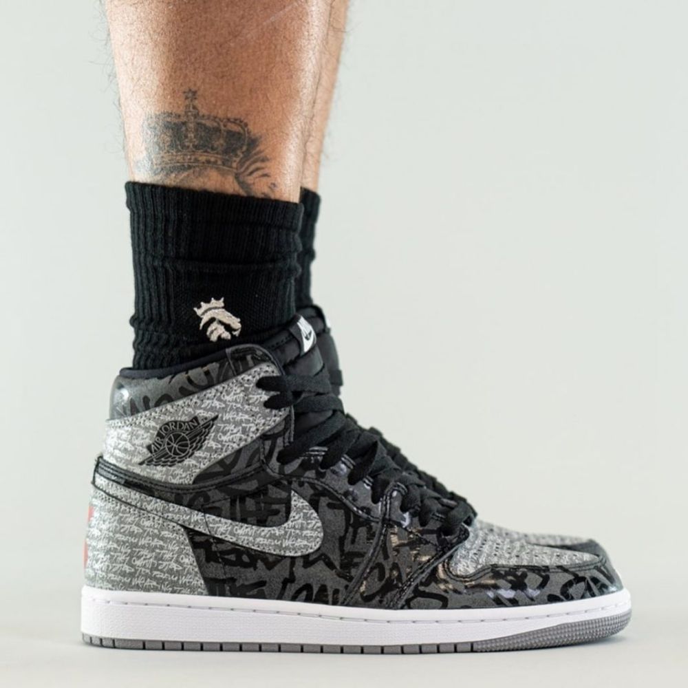 Real lifestyle image of Air Jordan 1