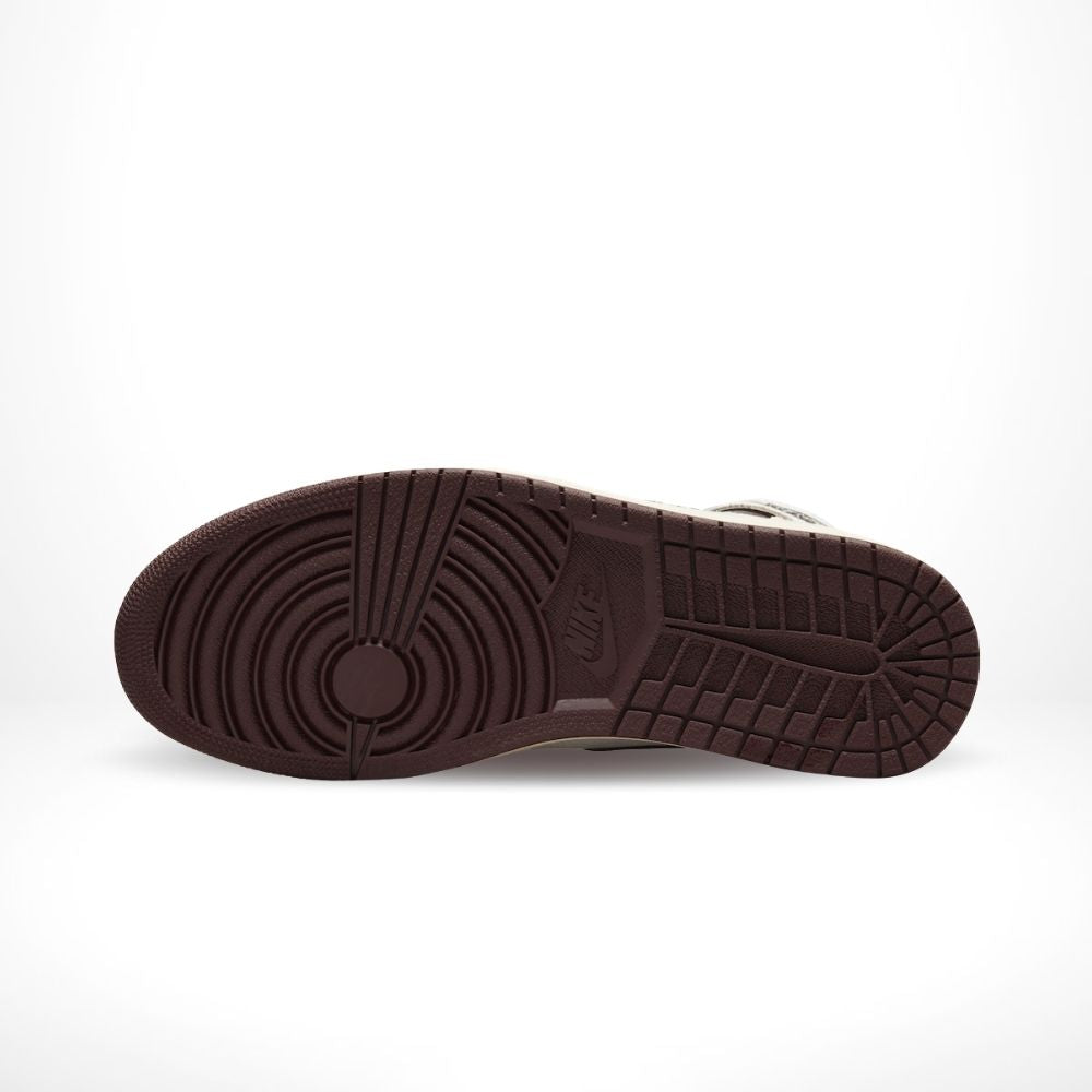 Bottom view of the Air Jordan 1