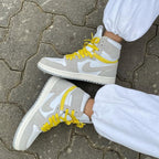 On-foot of the Air Jordan 1