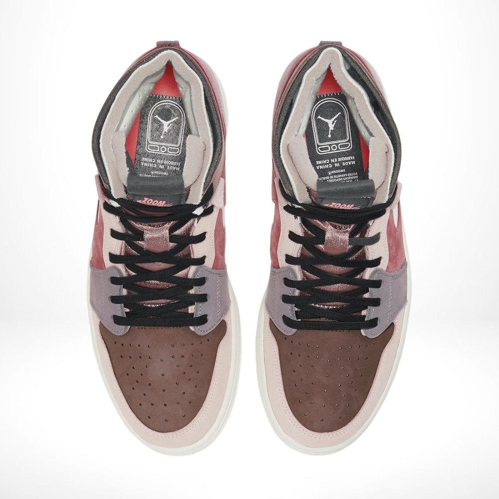 Top-down view of the Air Jordan 1