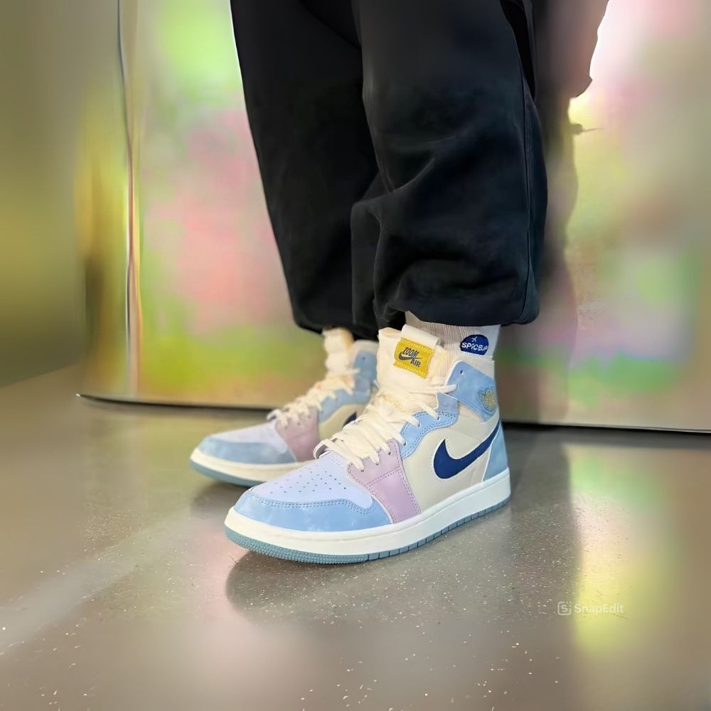 On-foot of the Air Jordan 1